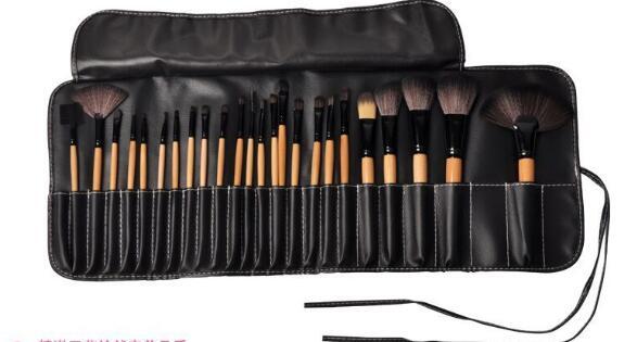 24-Piece Professional Makeup Brush Set with Gift Bag - Image 4
