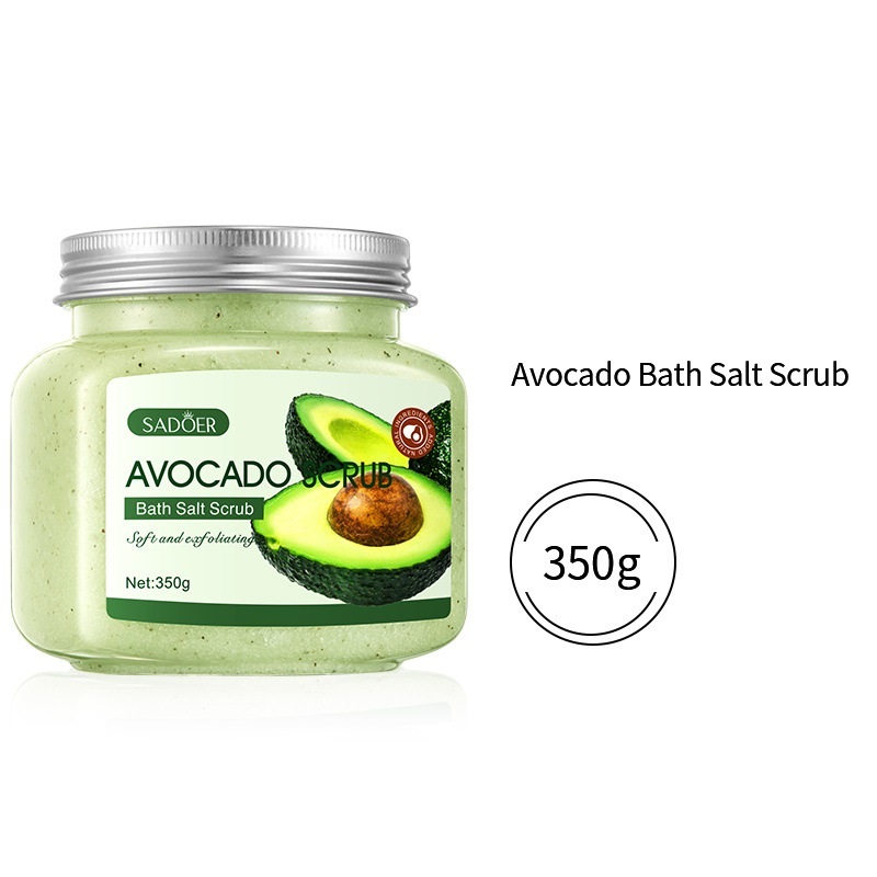 Fruit Bath Salt Scrub Cream Exfoliating Body Care - Image 4