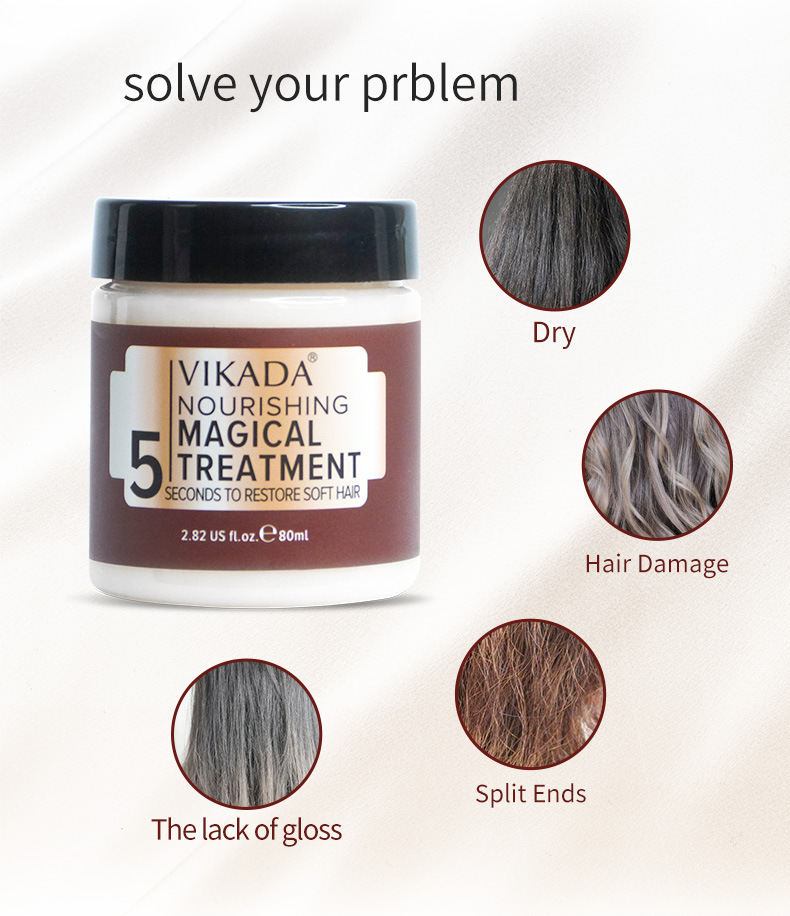 Deep Moisturizing Hair Mask Soft Hair Conditioner Hair Care - Image 8