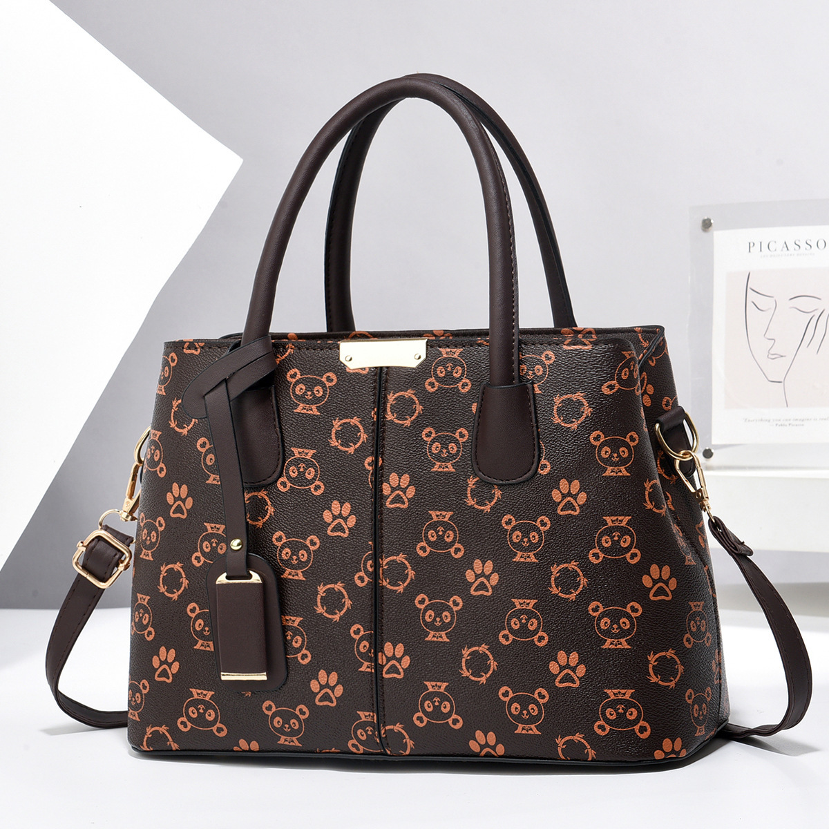 Women’s PU Leather Large Capacity Tote Bag - Image 10