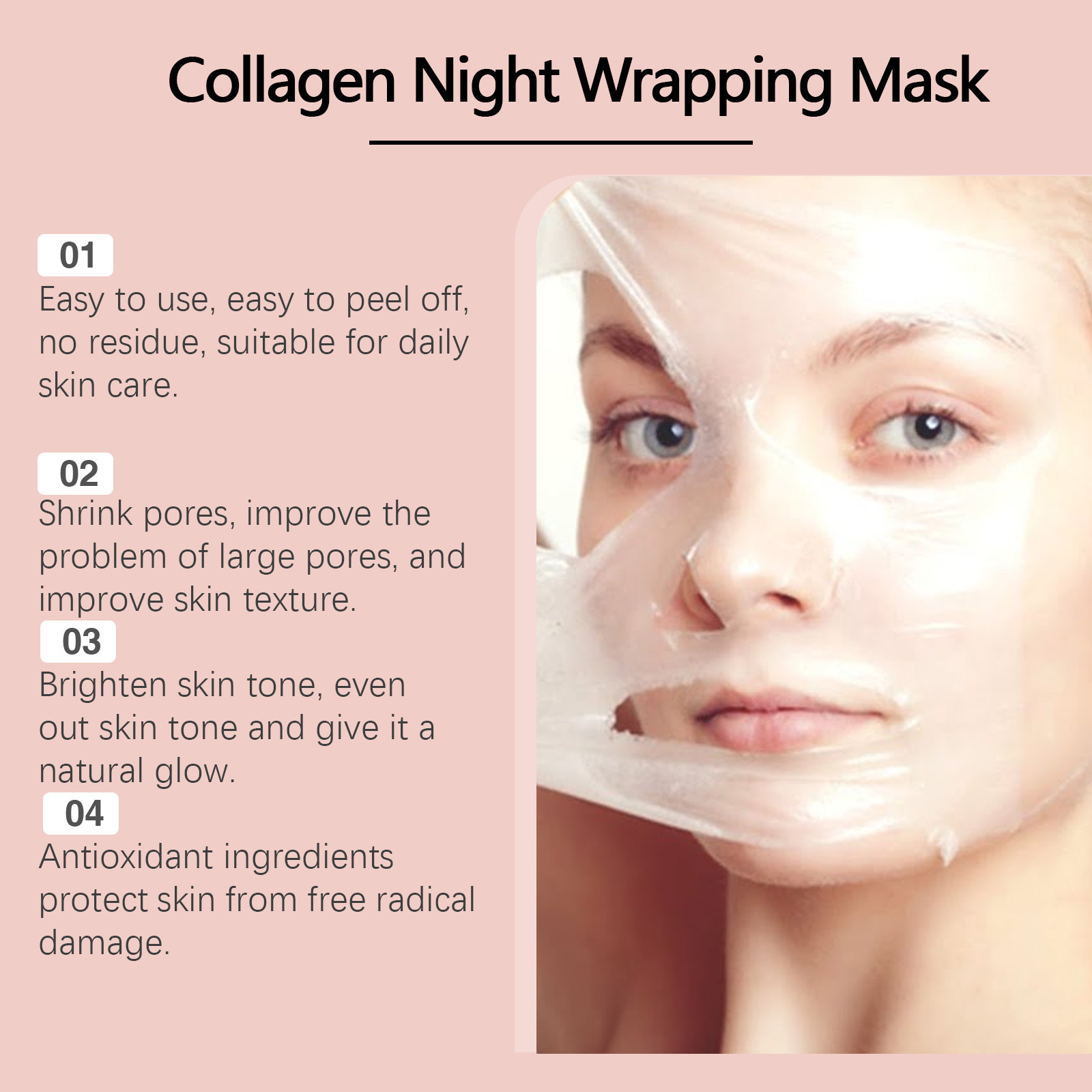Collagen Tearing Mask Cleansing Facial Moisturizing - Image 2